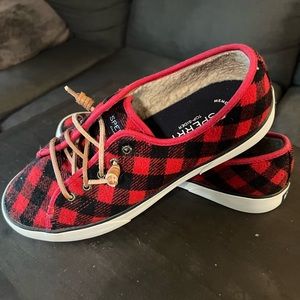 Sperry Plaid Shoes